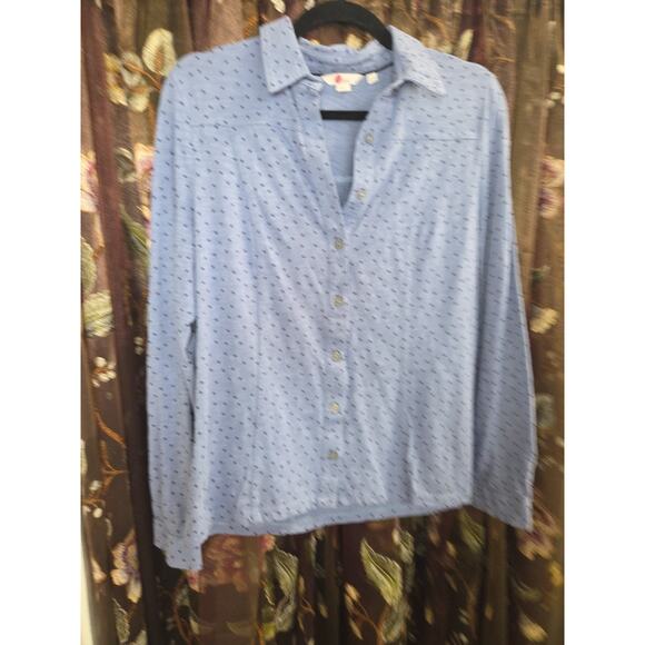 Boden Button Front Knit Size 12 Polka Dot - Picture 4 of 12